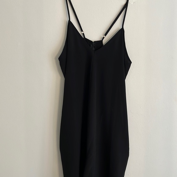 Hatch maternity black silk blend jumpsuit (hatch size 0) like new - Picture 1 of 4